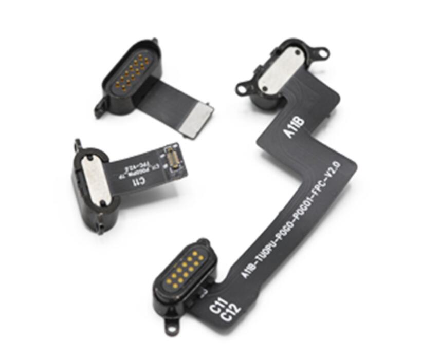 拓普聯(lián)科為客戶的AR產(chǎn)品定制的高速pogopin連接組件